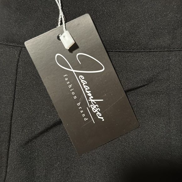 JEAAMKSSER Women's High-Waisted Wide Leg Black Pants size Small - Picture 11 of 12